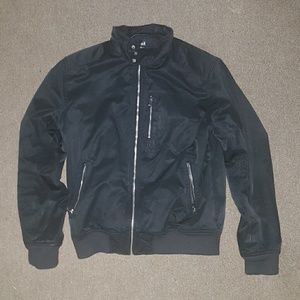 Black H&M men's bomber jacket size small